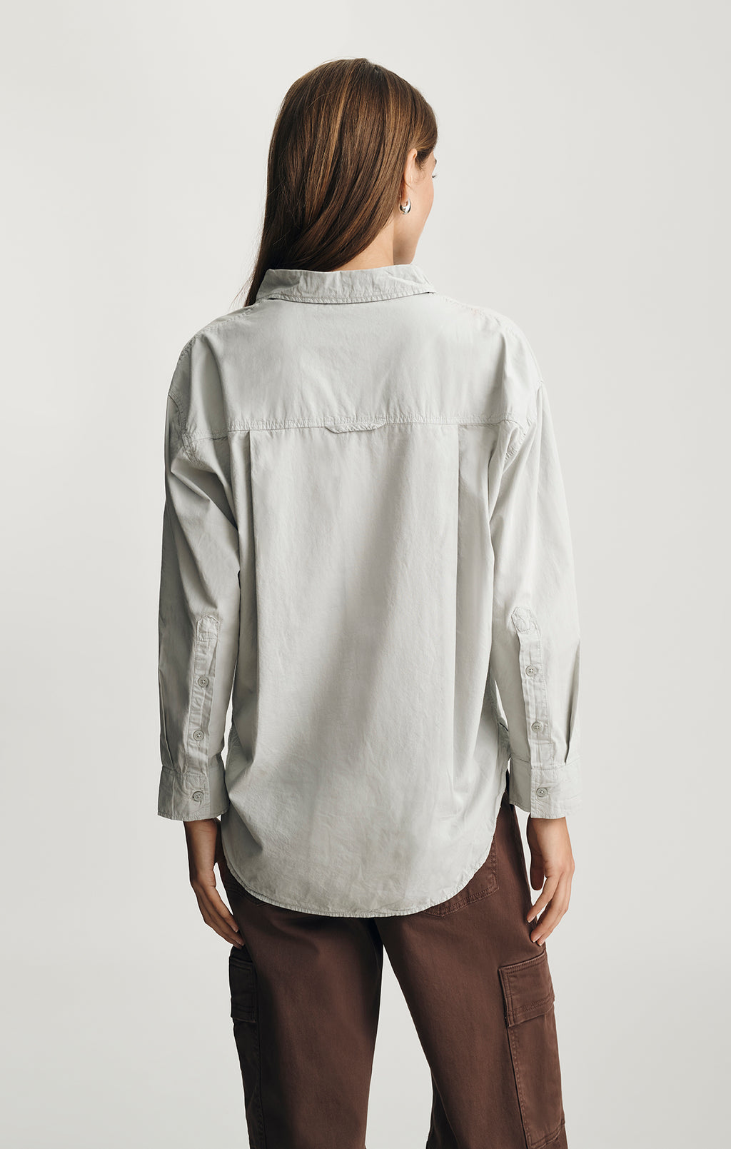 LONG SLEEVE BUTTON-UP SHIRT IN HIGH-RISE - Mavi Jeans