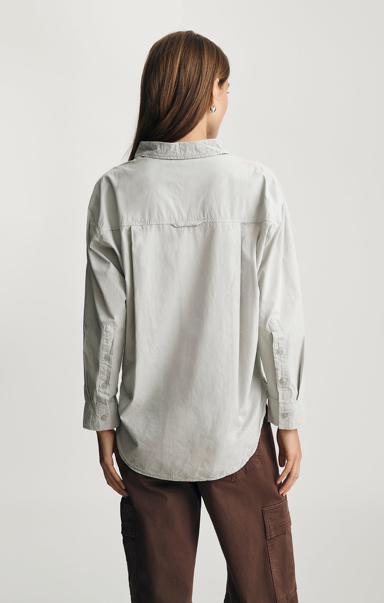 LONG SLEEVE BUTTON-UP SHIRT IN HIGH-RISE - Mavi Jeans