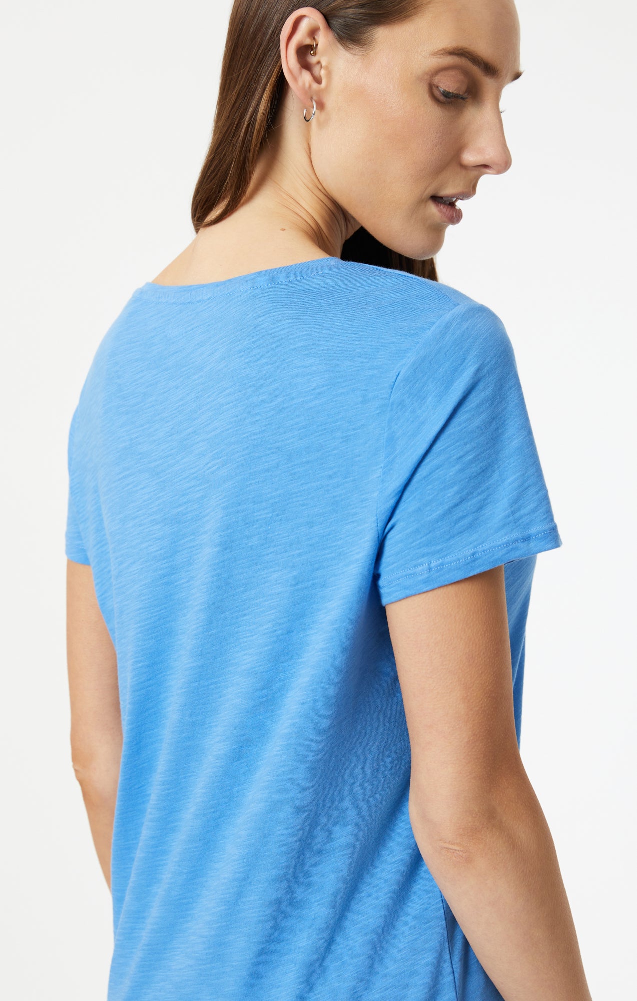 Mavi Women's V-Neck T-Shirt In Campanula – Mavi Canada