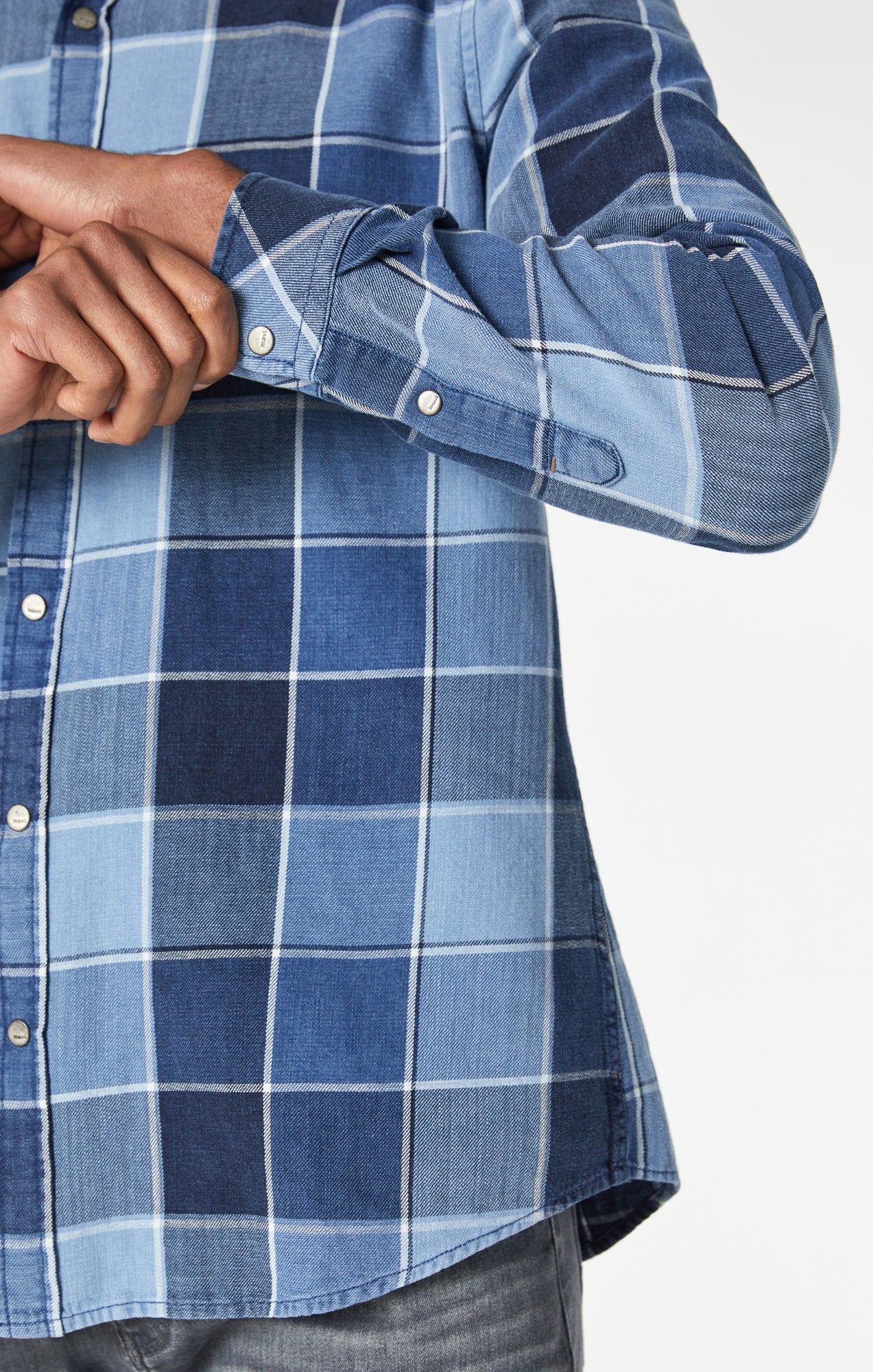 Mavi Men's Check Shirt In Indigo Check