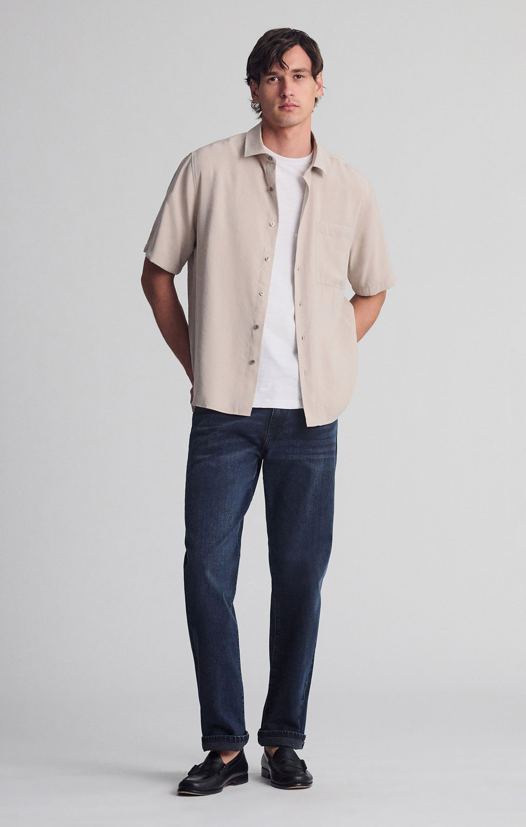 MARCEL LOOSE STRAIGHT LEG IN INK CLASSIC BLUE - Mavi Jeans
