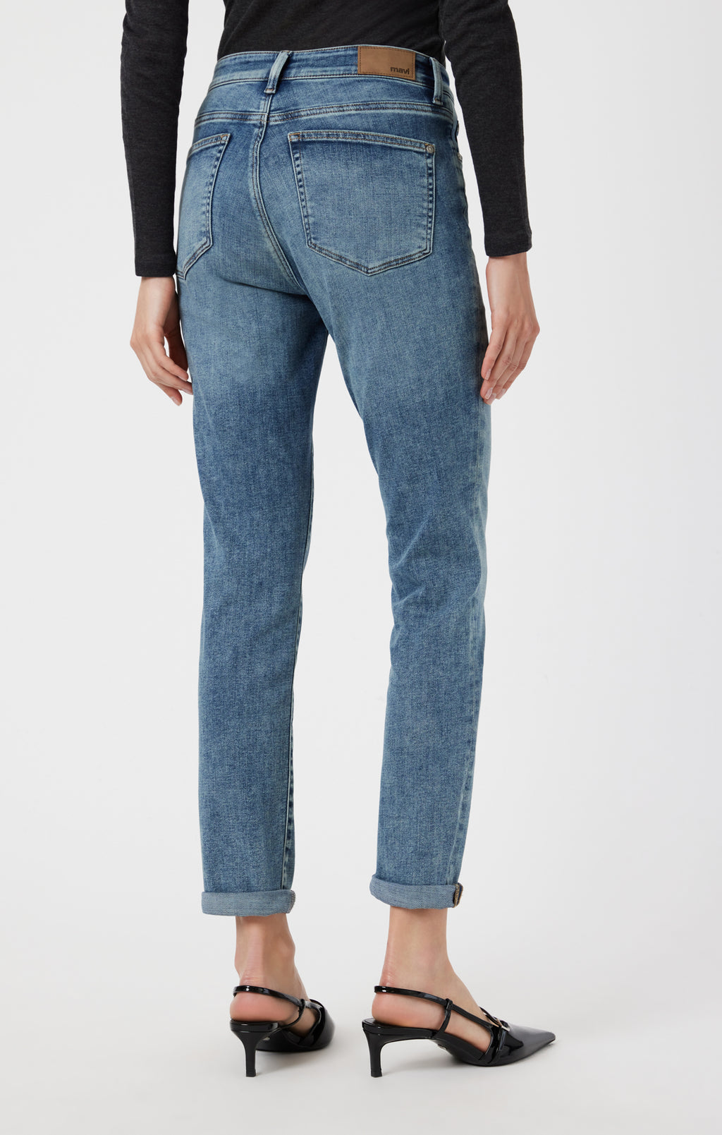 KATHLEEN SLIM BOYFRIEND IN LIGHT USED FEATHER BLUE - Mavi Jeans