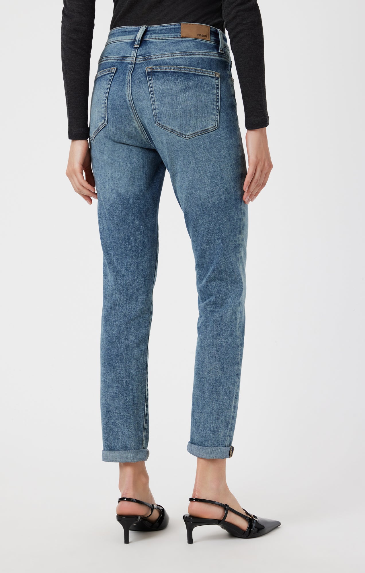 KATHLEEN SLIM BOYFRIEND IN LIGHT USED FEATHER BLUE - Mavi Jeans