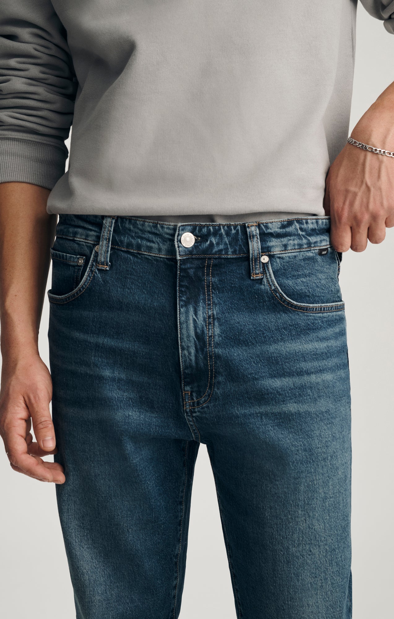 MARCEL LOOSE STRAIGHT LEG IN DARK USED CLASSIC BLUE - Mavi Jeans