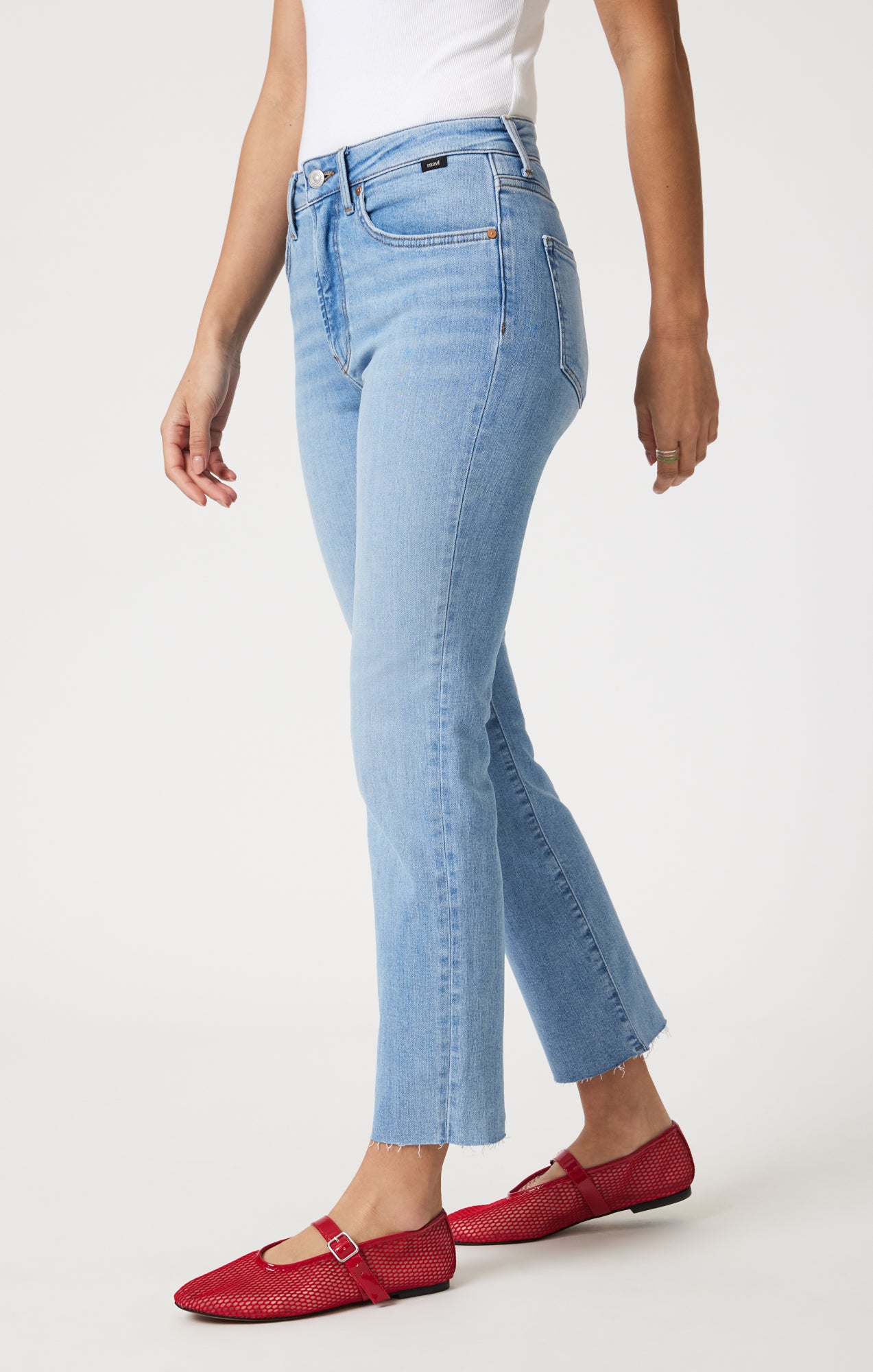 VIOLA STRAIGHT LEG IN LIGHT BRUSHED FLEX BLUE - Mavi Jeans