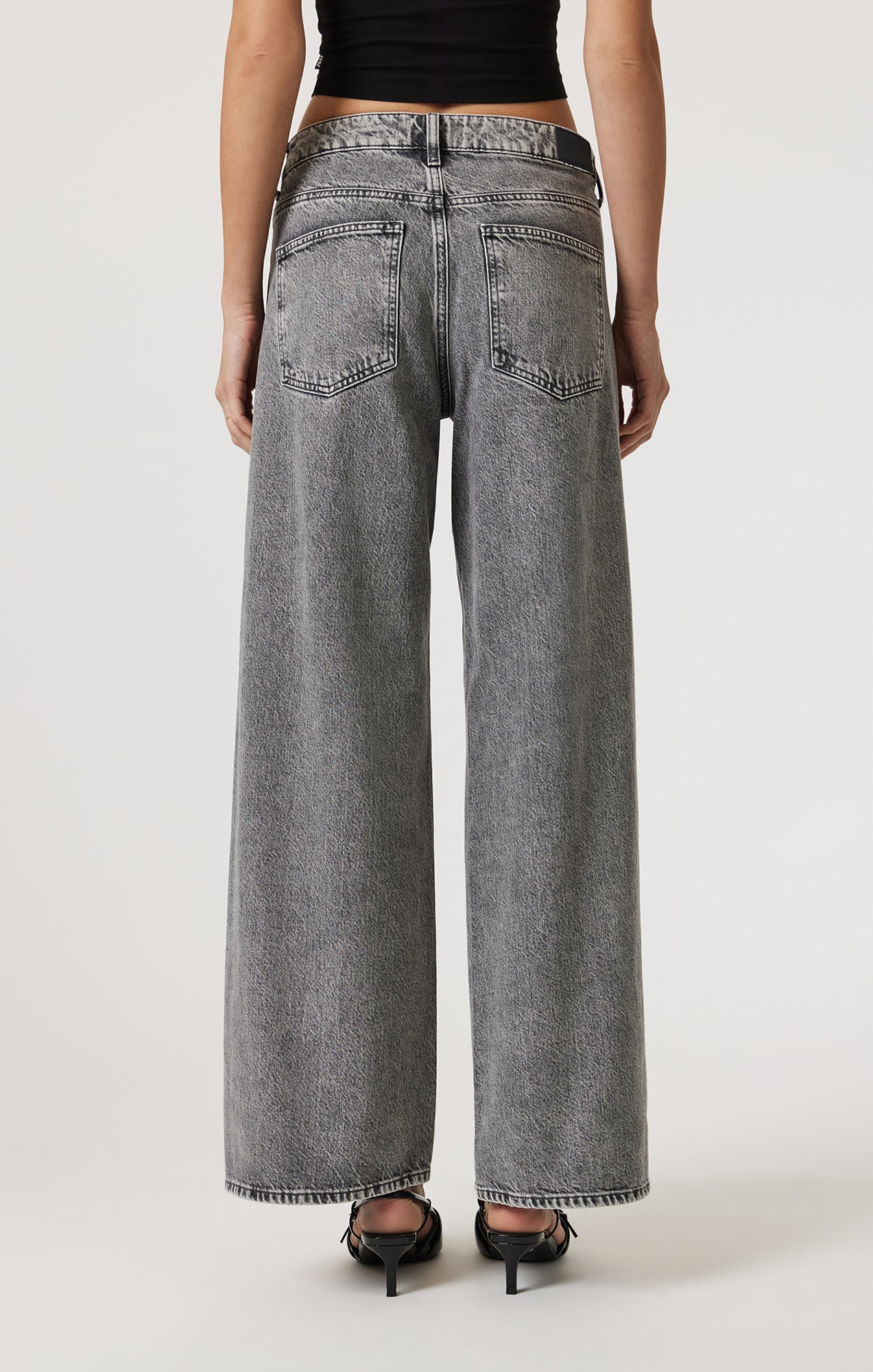 SIENA WIDE LEG IN LIGHT SMOKE DENIM - Mavi Jeans