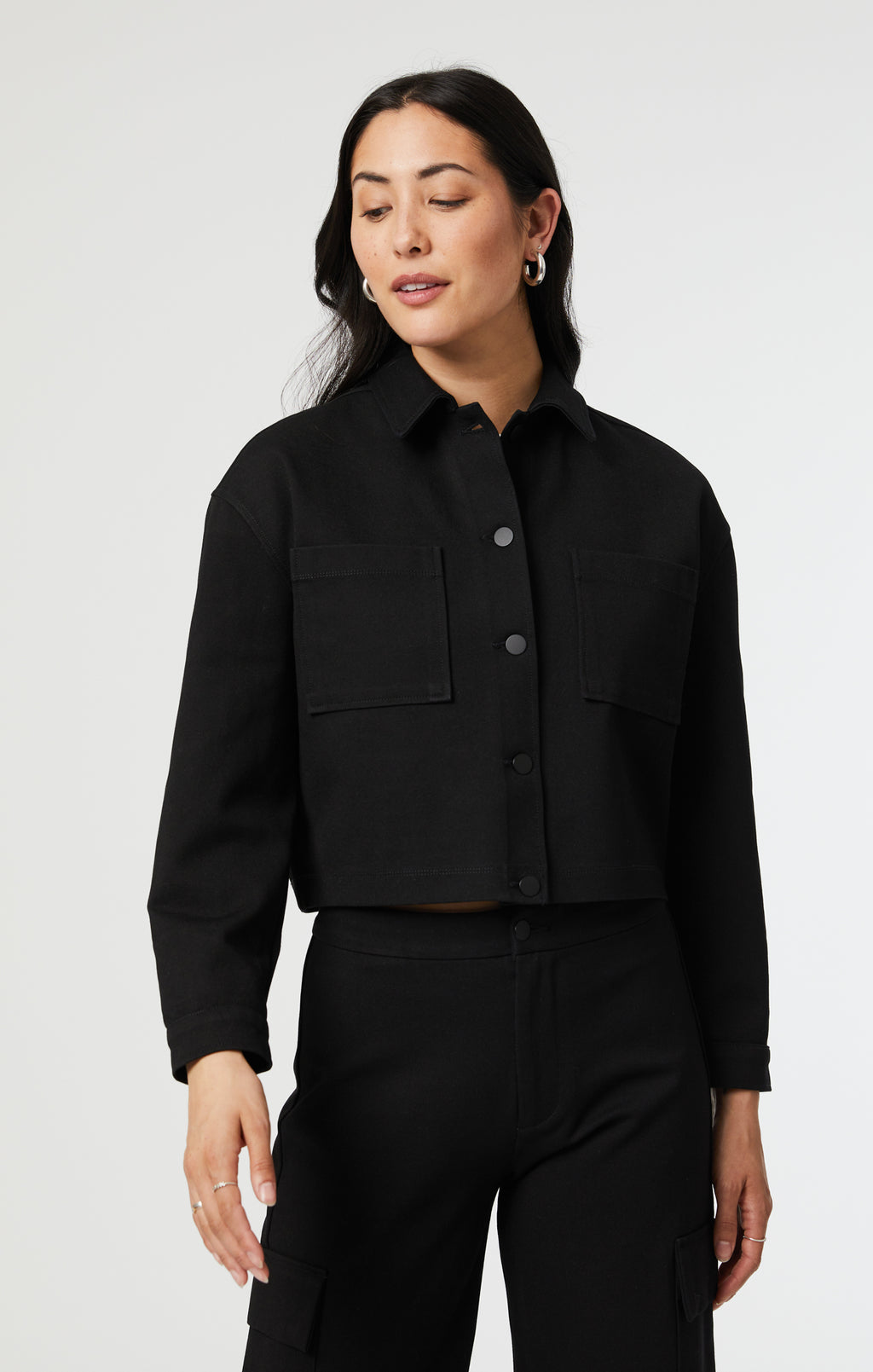 SHIRLEY JACKET IN BLACK MOVE STRETCH - Mavi Jeans