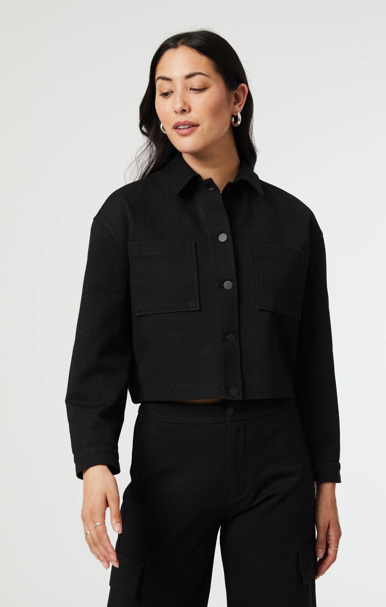 SHIRLEY JACKET IN BLACK MOVE STRETCH - Mavi Jeans