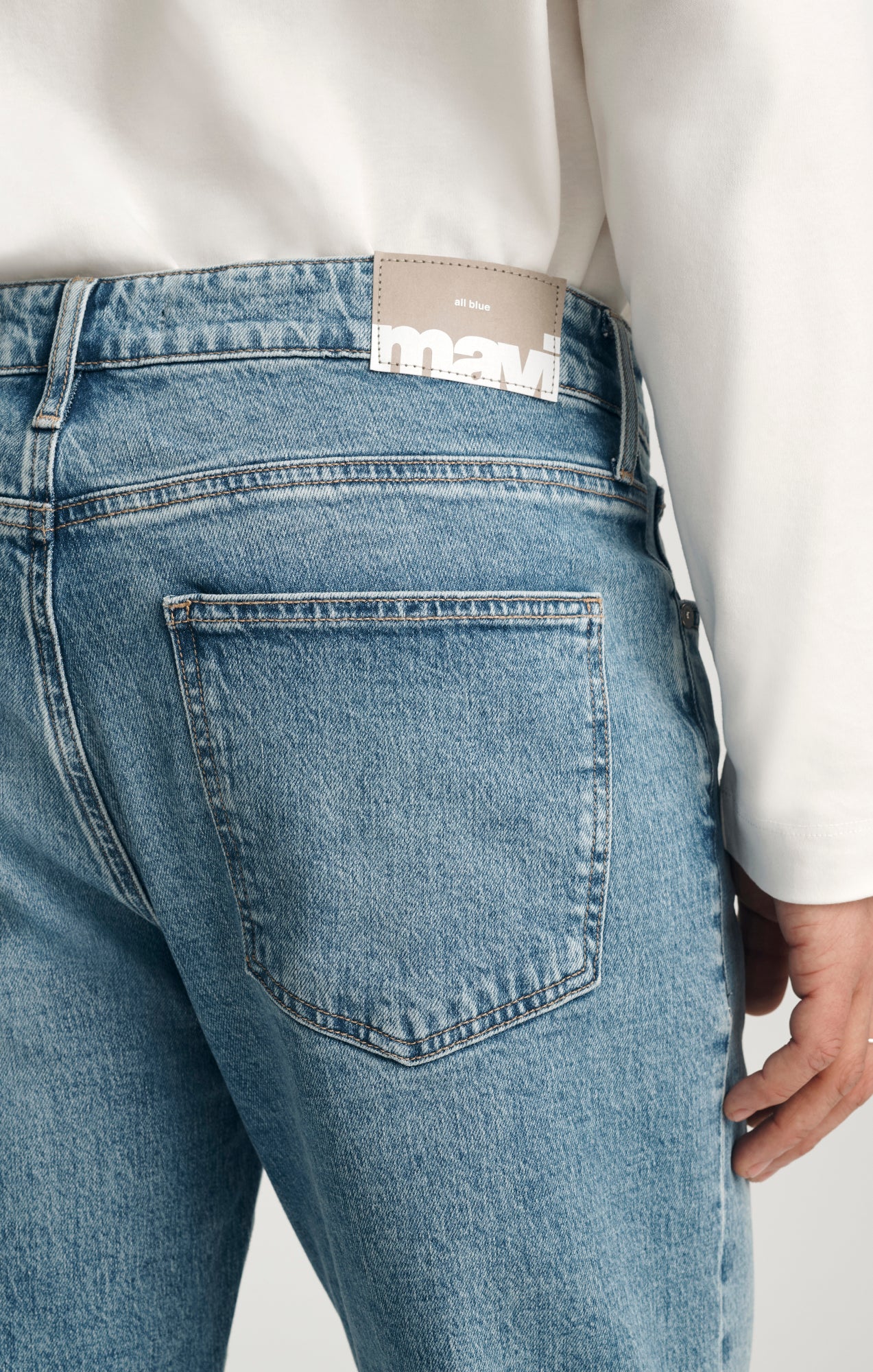 MARCEL LOOSE STRAIGHT LEG IN LIGHT BRUSHED CLASSIC BLUE - Mavi Jeans