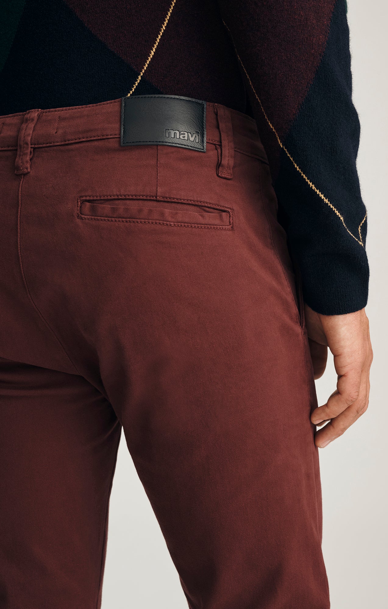 MILTON SLIM STRAIGHT CHINO IN PORT ROYALE CASUAL TWILL