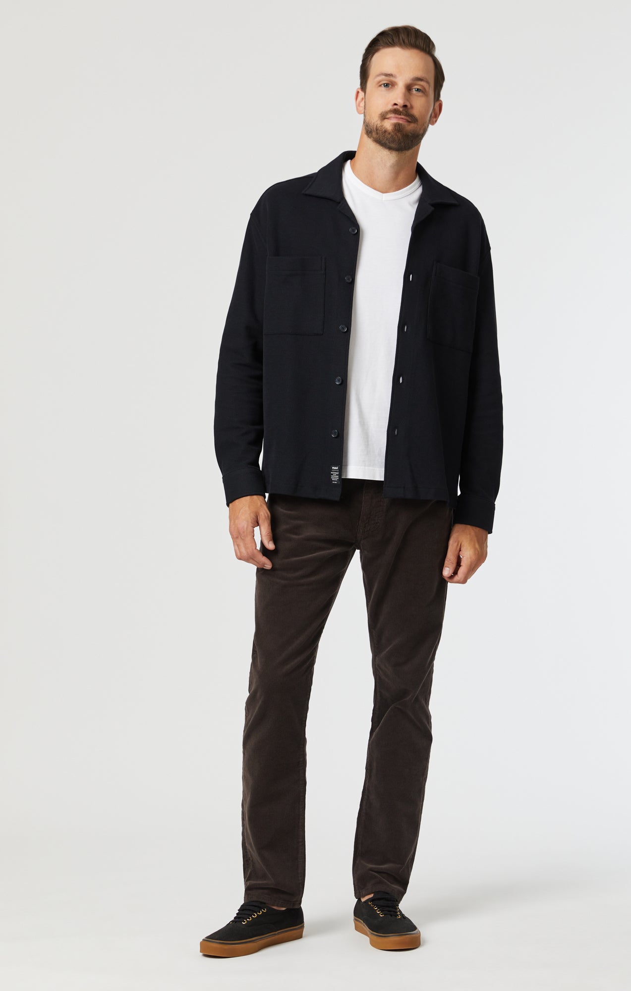 MARCUS SLIM STRAIGHT LEG IN ESPRESSO CORD - Mavi Jeans