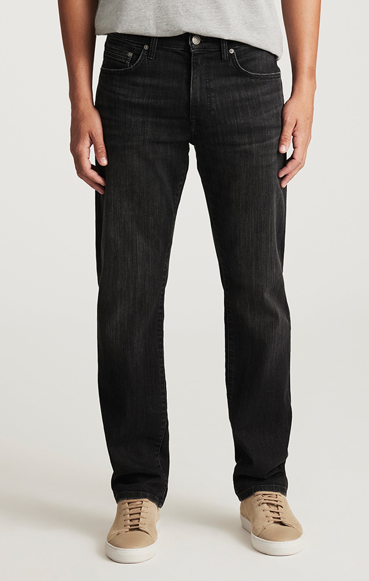 ZACH STRAIGHT LEG IN SMOKE WILLIAMSBURG - Mavi Jeans