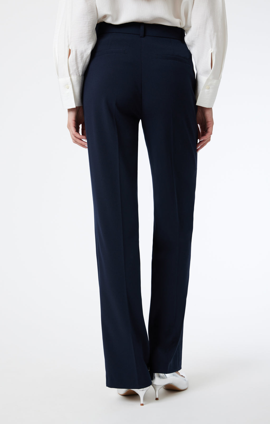 TAILORED STRAIGHT LEG PANTS IN BLUE - Mavi Jeans