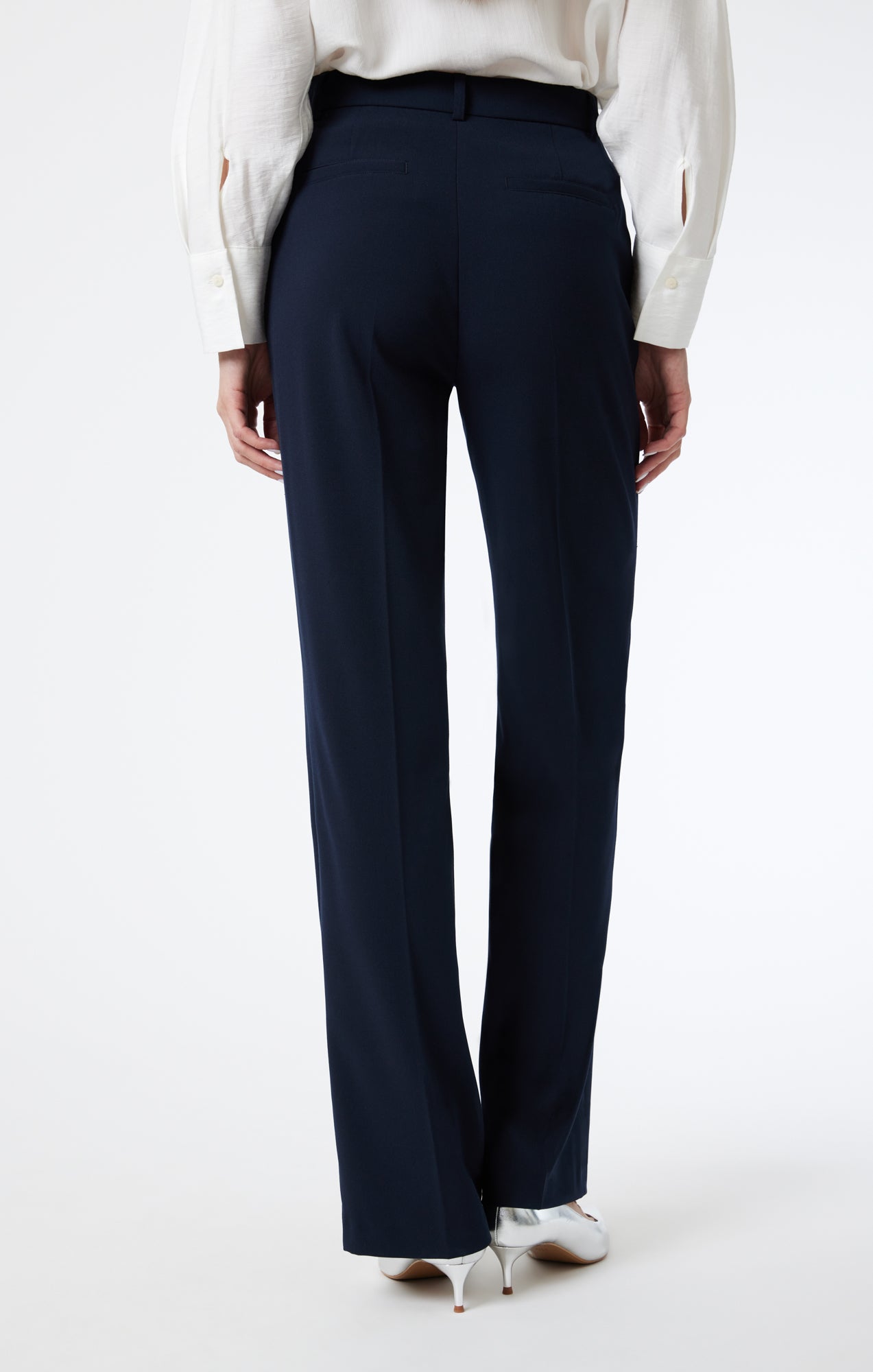 TAILORED STRAIGHT LEG PANTS IN BLUE - Mavi Jeans