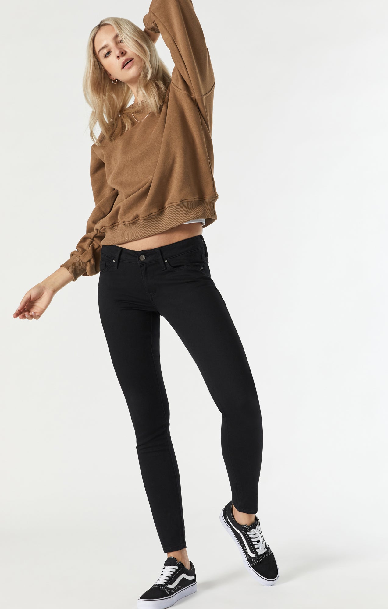 SERENA SUPER SKINNY JEANS IN JET BLACK - Mavi Jeans