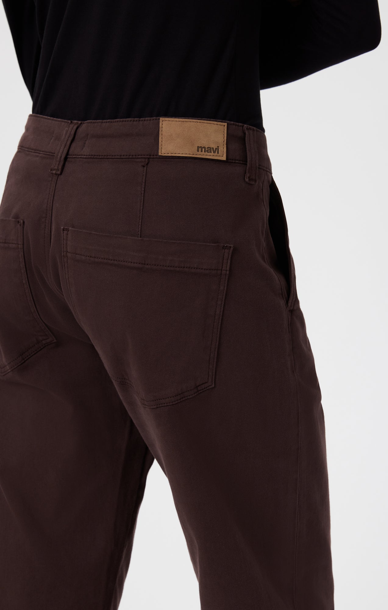 LAUREN STRAIGHT CHINO IN CURRANT CASUAL TWILL - Mavi Jeans