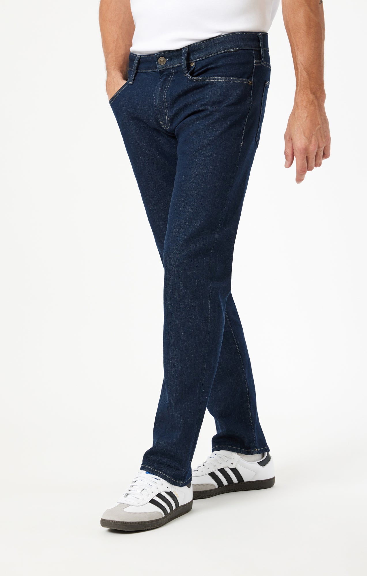 MARCUS SLIM STRAIGHT LEG IN RAW ORGANIC SELVEDGE - Mavi Jeans
