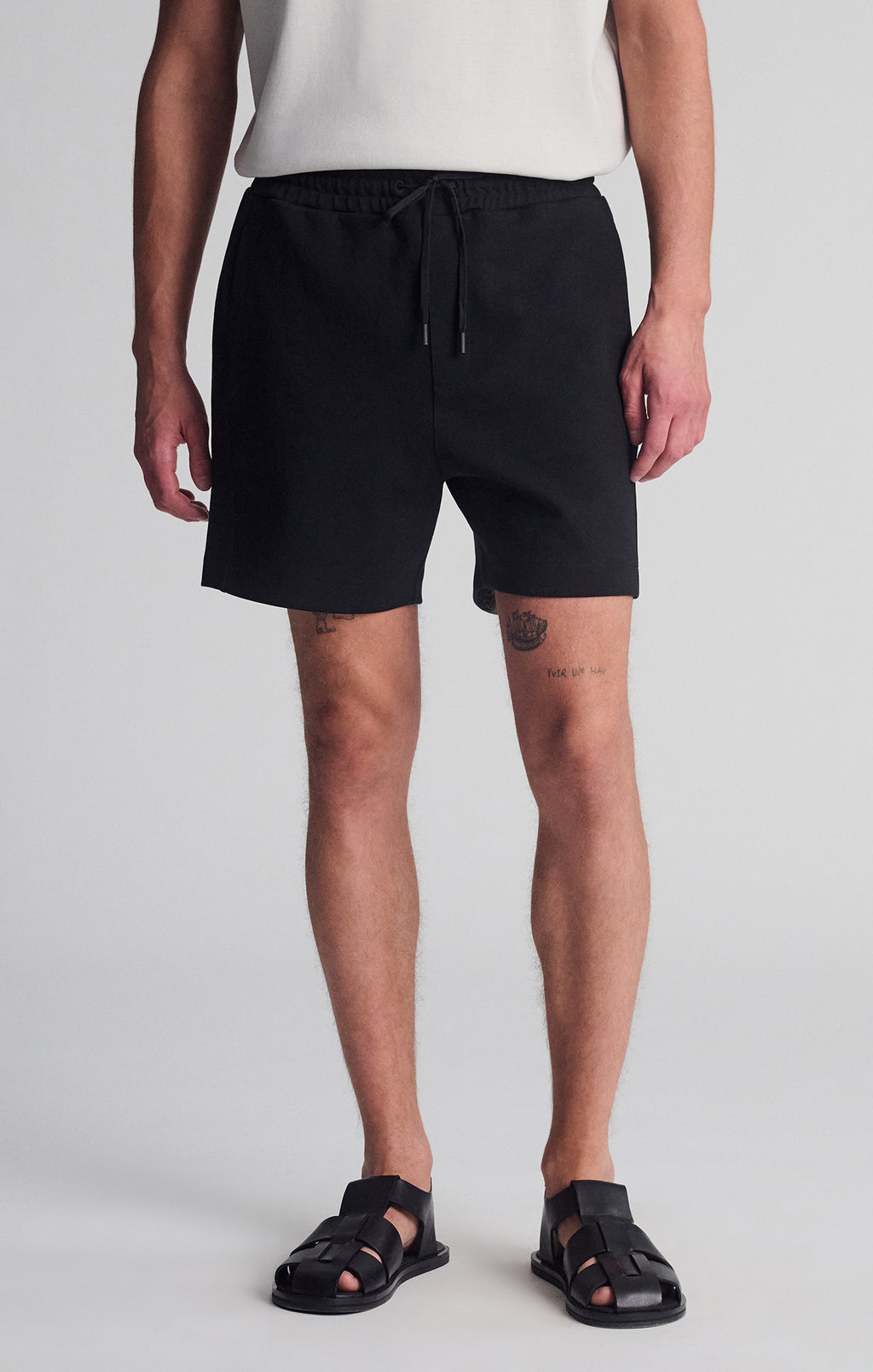 DRAWSTRING SHORTS IN BLACK - Mavi Jeans