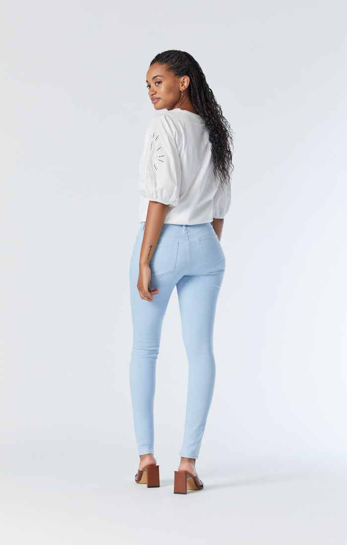 ALISSA SUPER SKINNY JEANS IN ICE BLUE FEATHER BLUE - Mavi Jeans