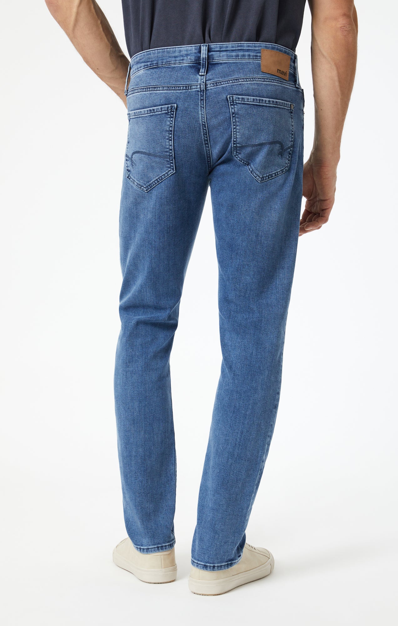JAKE SLIM LEG IN MID BRUSHED WILLIAMSBURG - Mavi Jeans