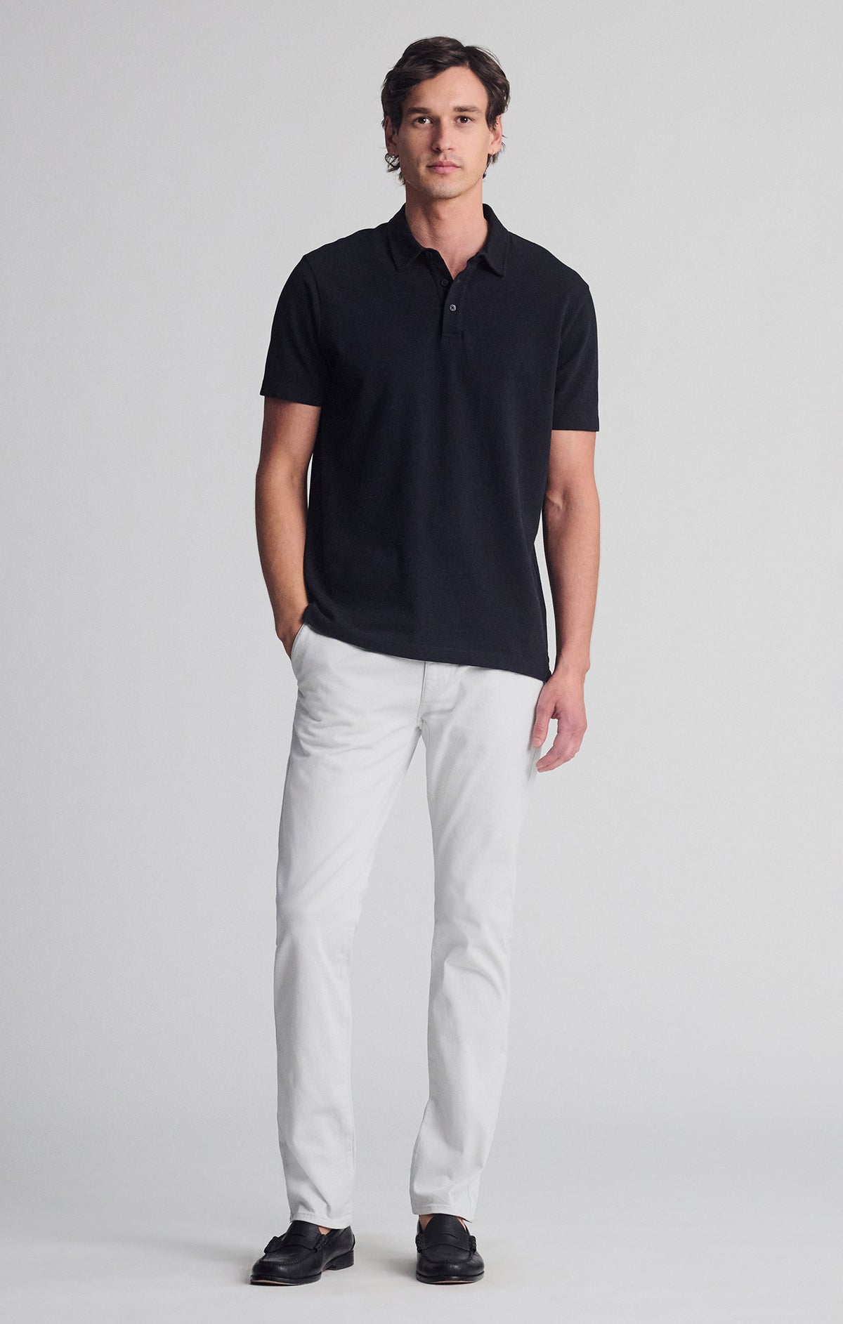 MILTON SLIM STRAIGHT CHINO IN IVORY CASUAL TWILL - Mavi Jeans