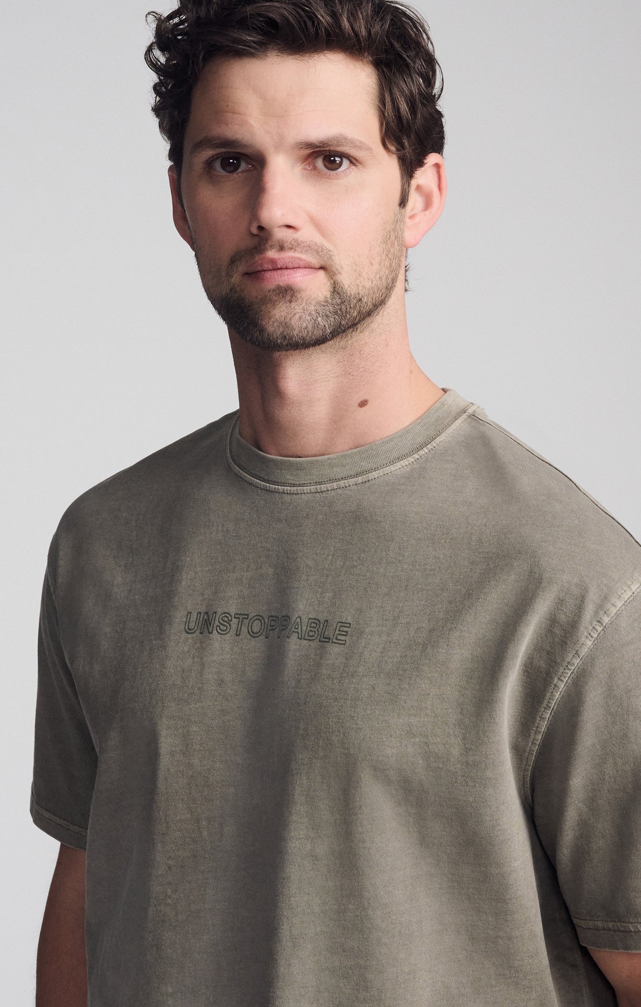 UNSTOPPABLE CREW NECK T-SHIRT IN BUNGEE CORD - Mavi Jeans