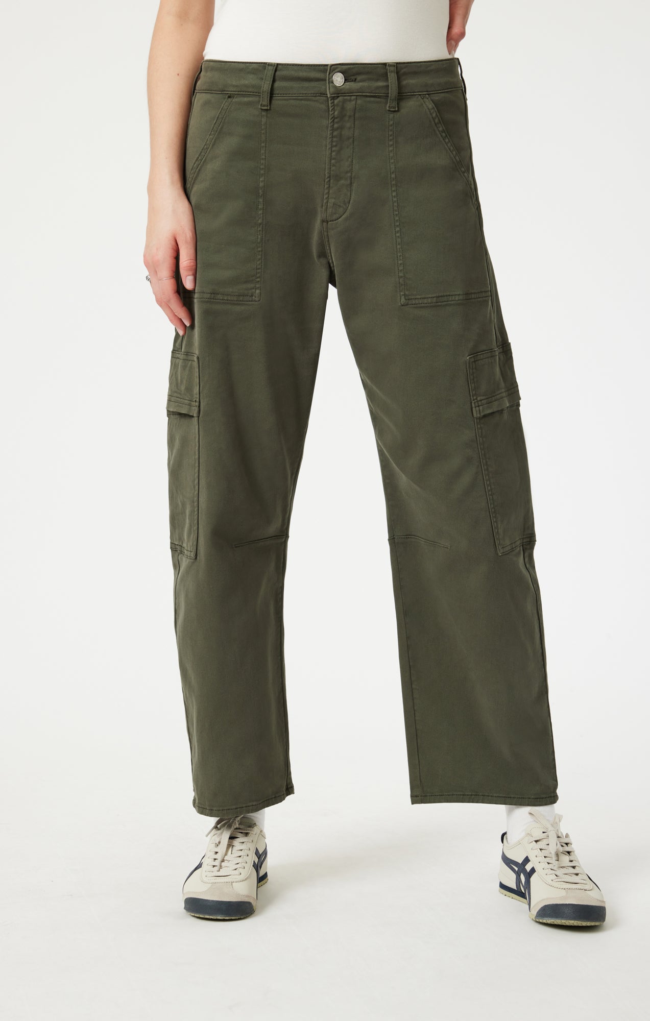 VINNIE BARREL CARGO IN IVY CASUAL TWILL - Mavi Jeans
