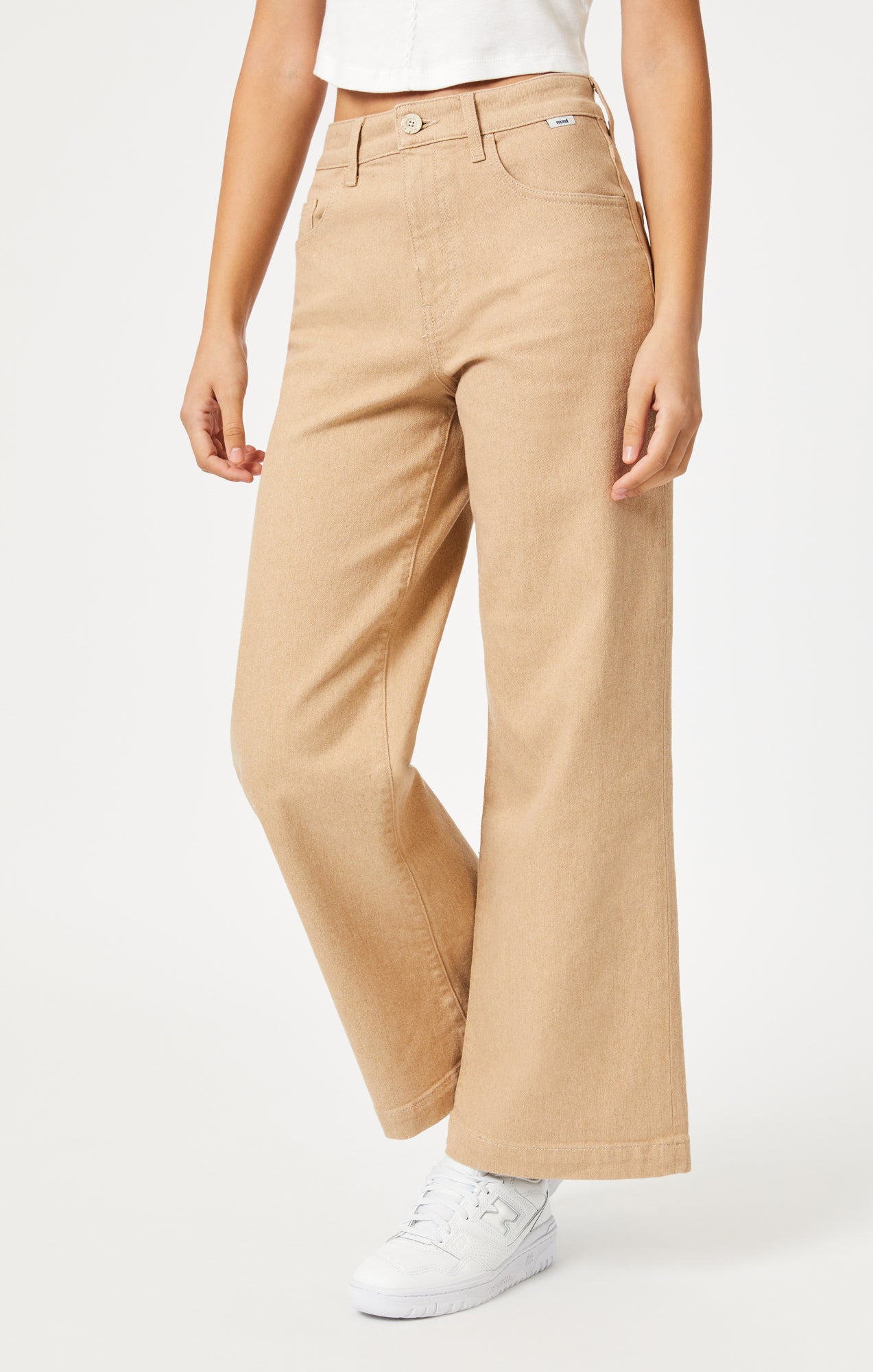 Mavi Women's Paloma Wide Leg In Natural Sand Denim