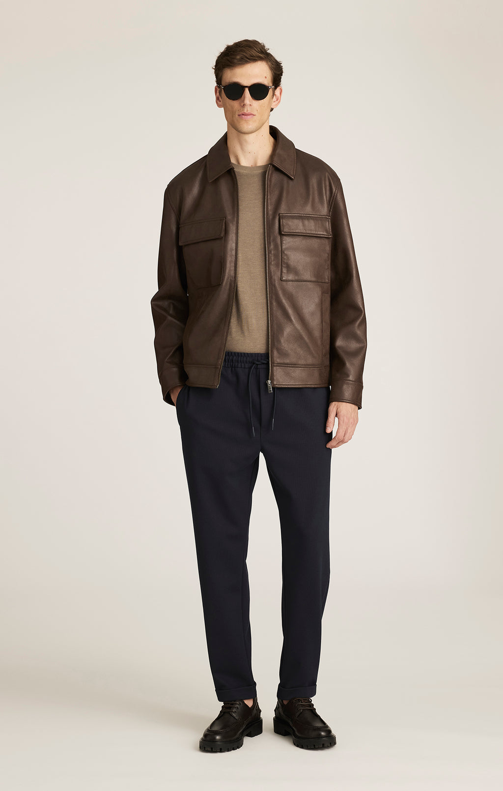 JERSEY PANTS IN BARITONE BLUE - Mavi Jeans