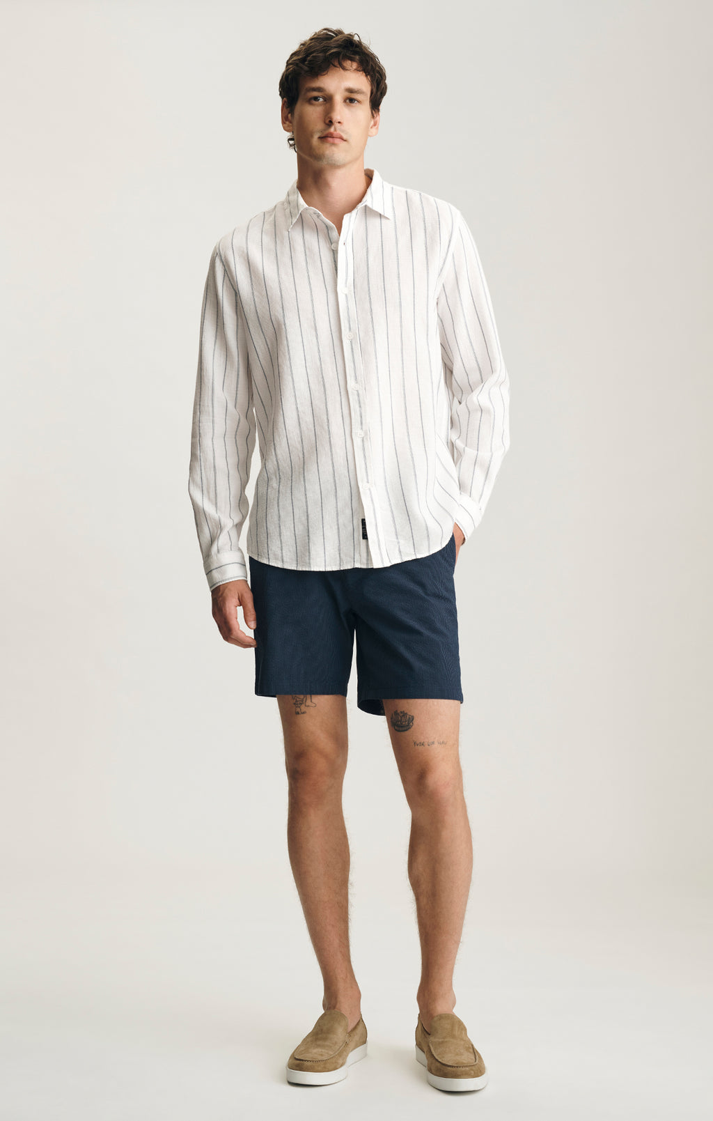 BUTTON-UP SHIRT IN VINTAGE INDIGO - Mavi Jeans