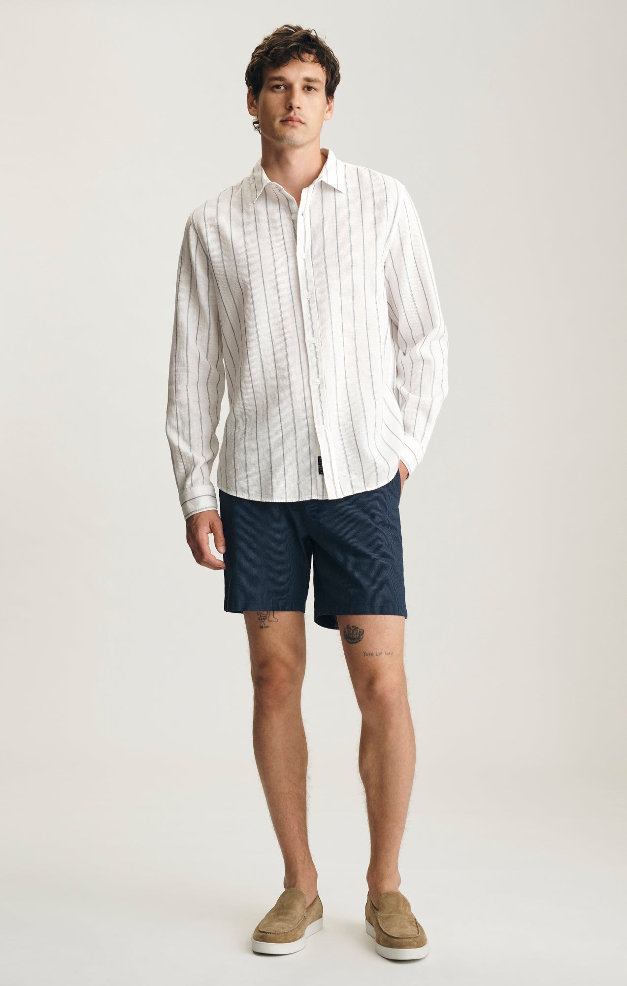 BUTTON-UP SHIRT IN VINTAGE INDIGO - Mavi Jeans