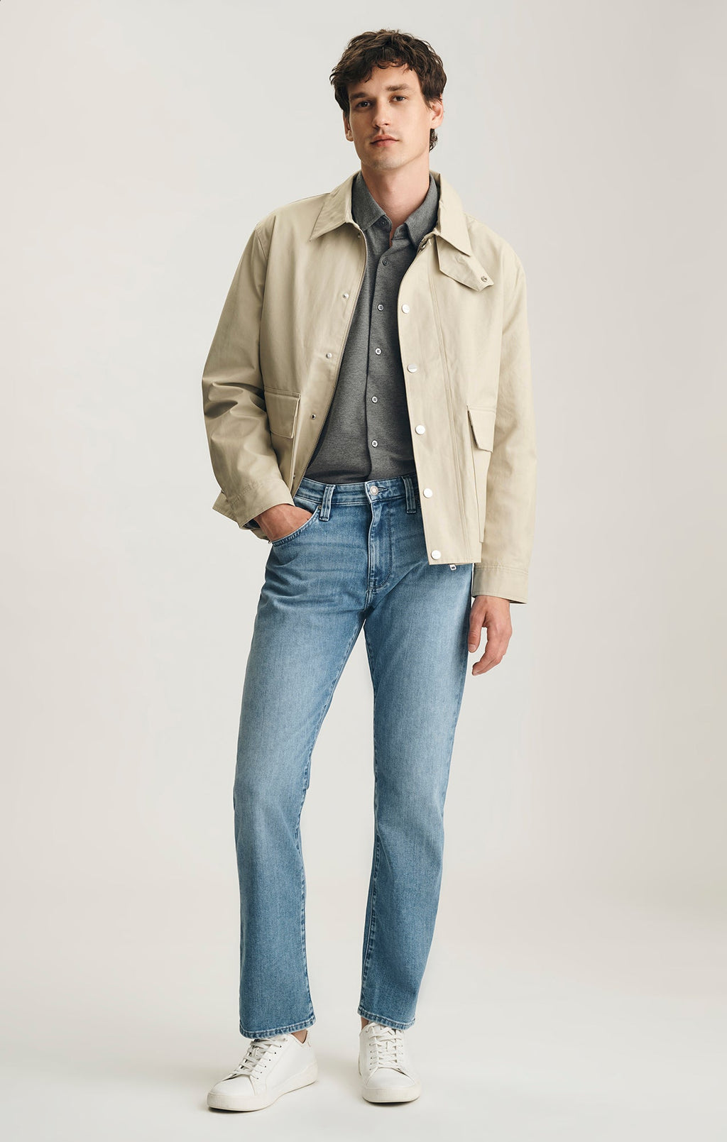 ZACH STRAIGHT LEG IN CLOUD AIR-LITE - Mavi Jeans