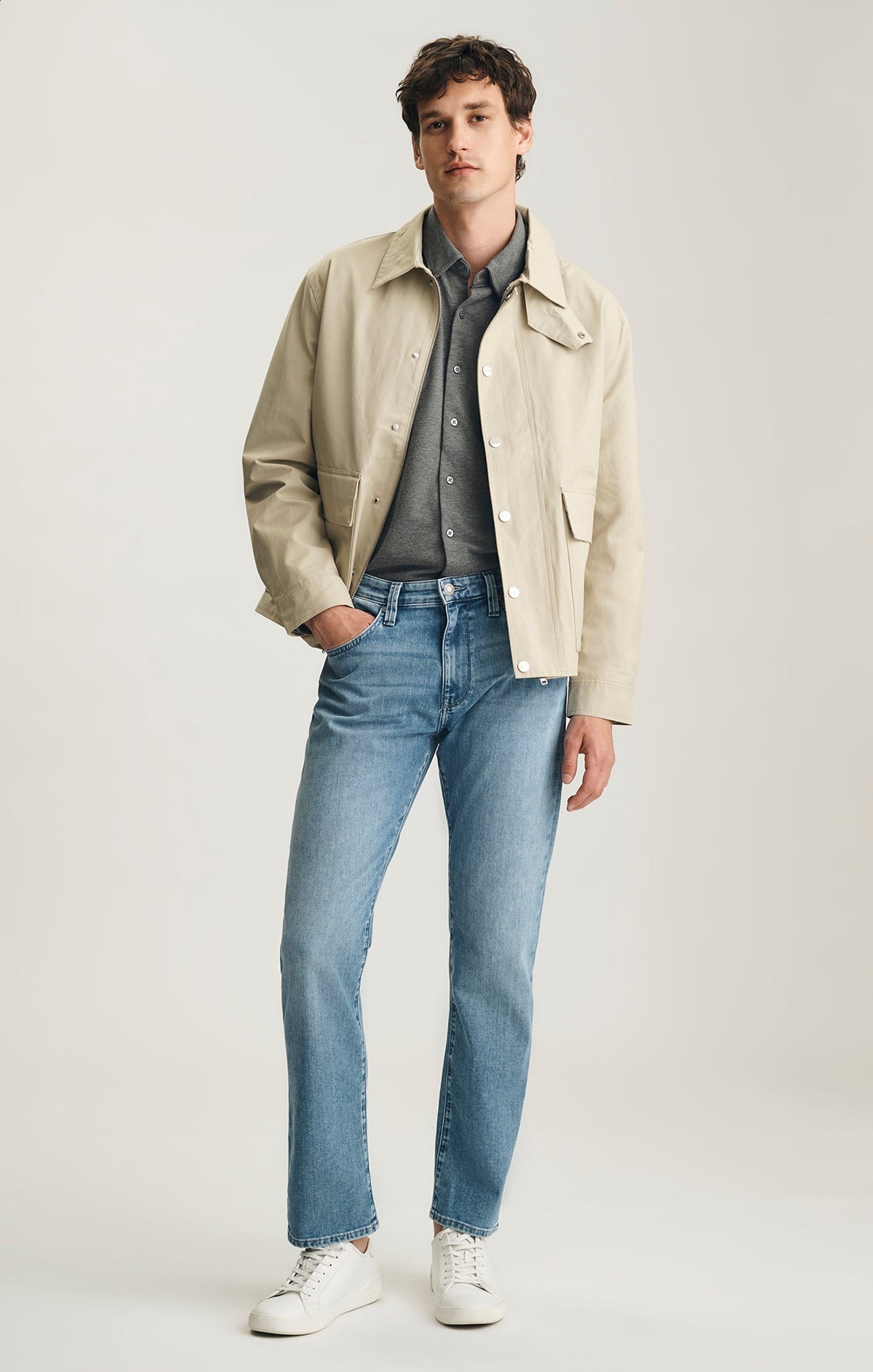 ZACH STRAIGHT LEG IN CLOUD AIR-LITE - Mavi Jeans