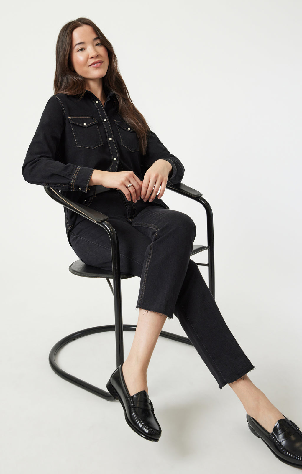 NEW YORK STRAIGHT LEG IN DEEP SMOKE CLASSIC BLUE - Mavi Jeans