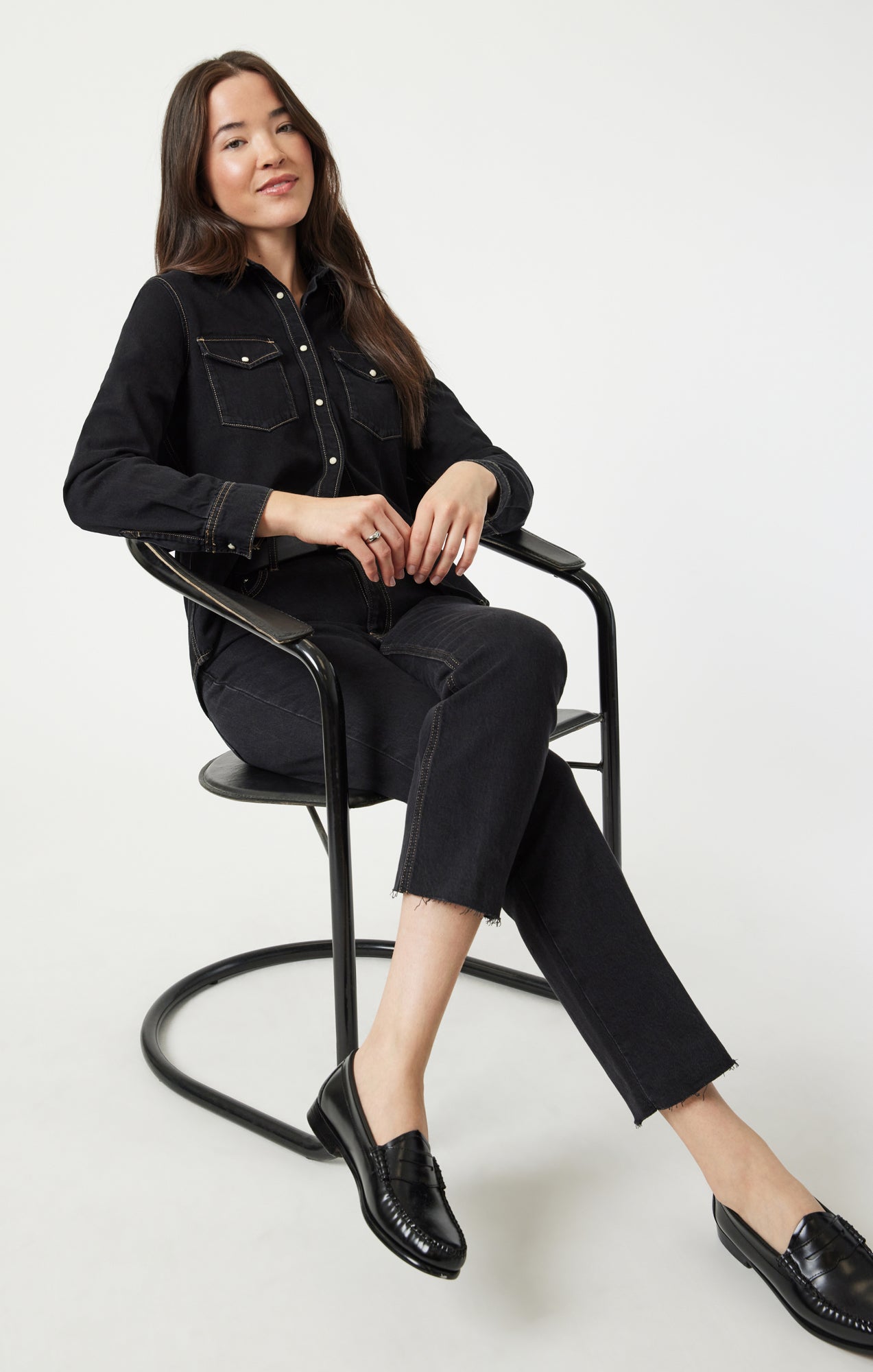 NEW YORK STRAIGHT LEG IN DEEP SMOKE CLASSIC BLUE - Mavi Jeans