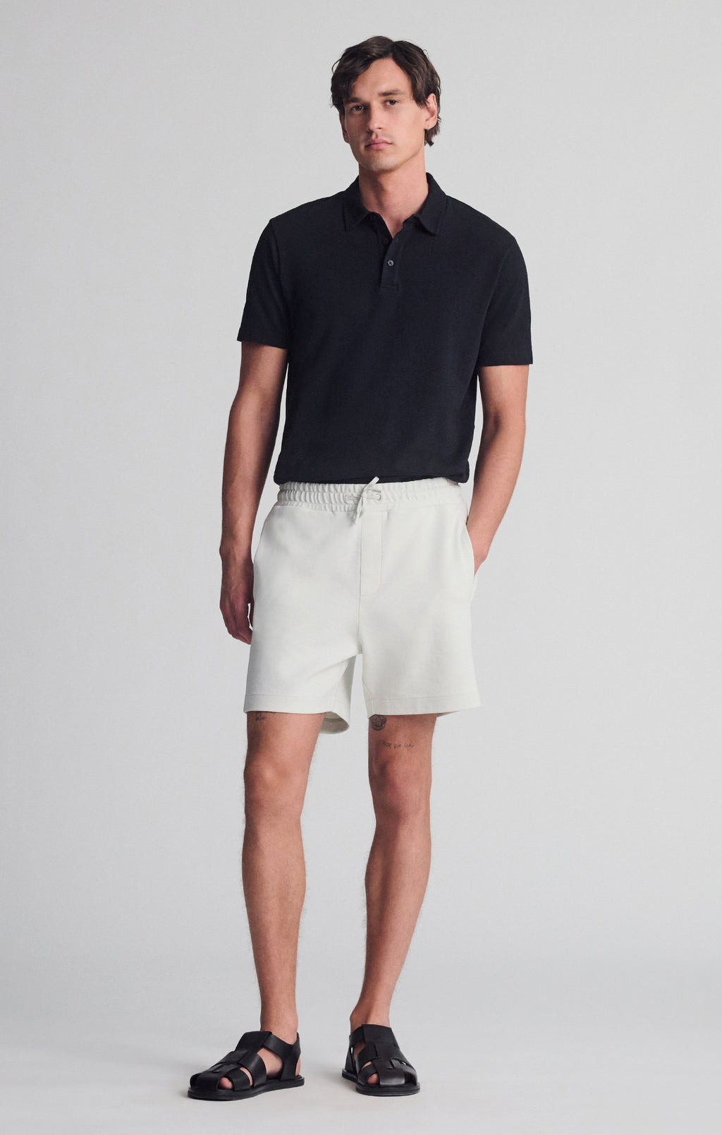 DRAWSTRING SHORTS IN FOGGY DEW - Mavi Jeans