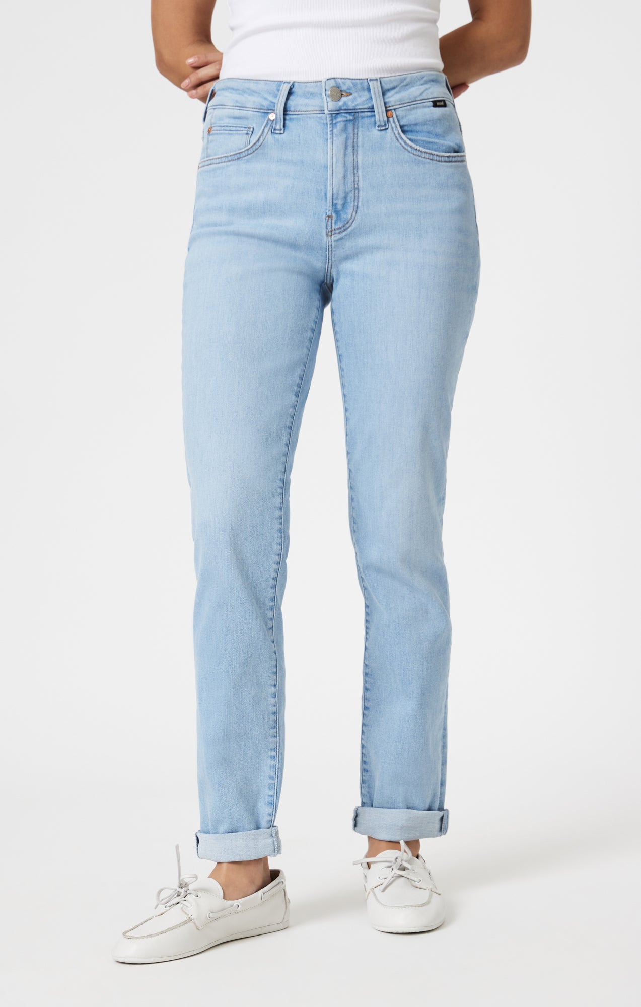 KATHLEEN SLIM BOYFRIEND IN LIGHT BLUE FLEX BLUE - Mavi Jeans