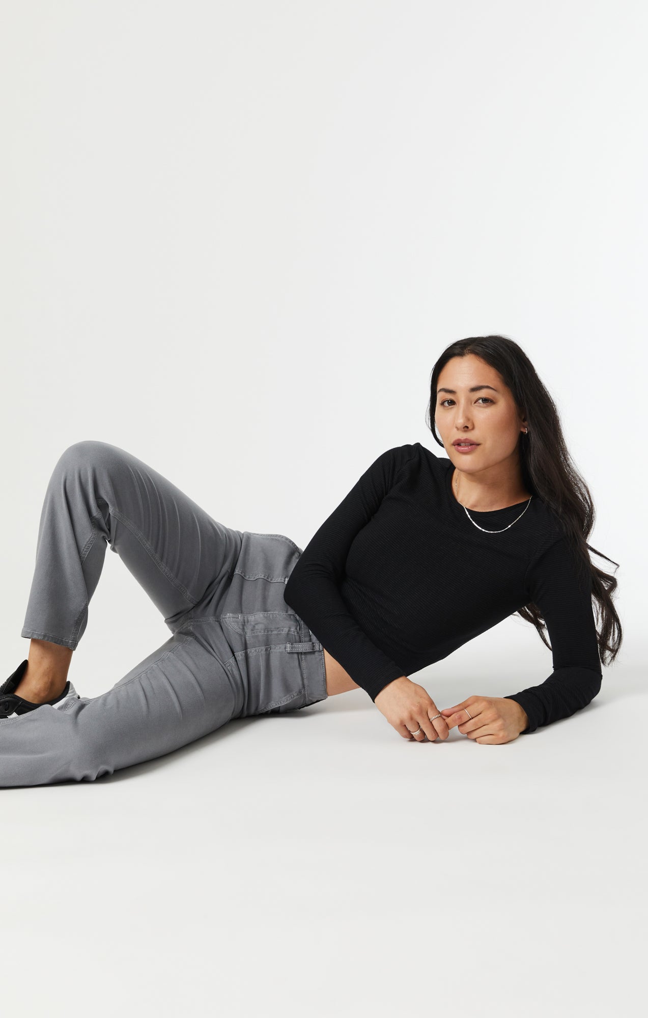 SHELIA FRONT POCKET STRAIGHT IN QUIET SHADE LUXE TWILL - Mavi Jeans