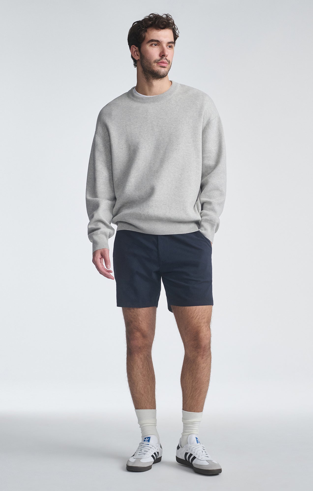 NATE SHORTS IN NAVY SEERSUCKER - Mavi Jeans