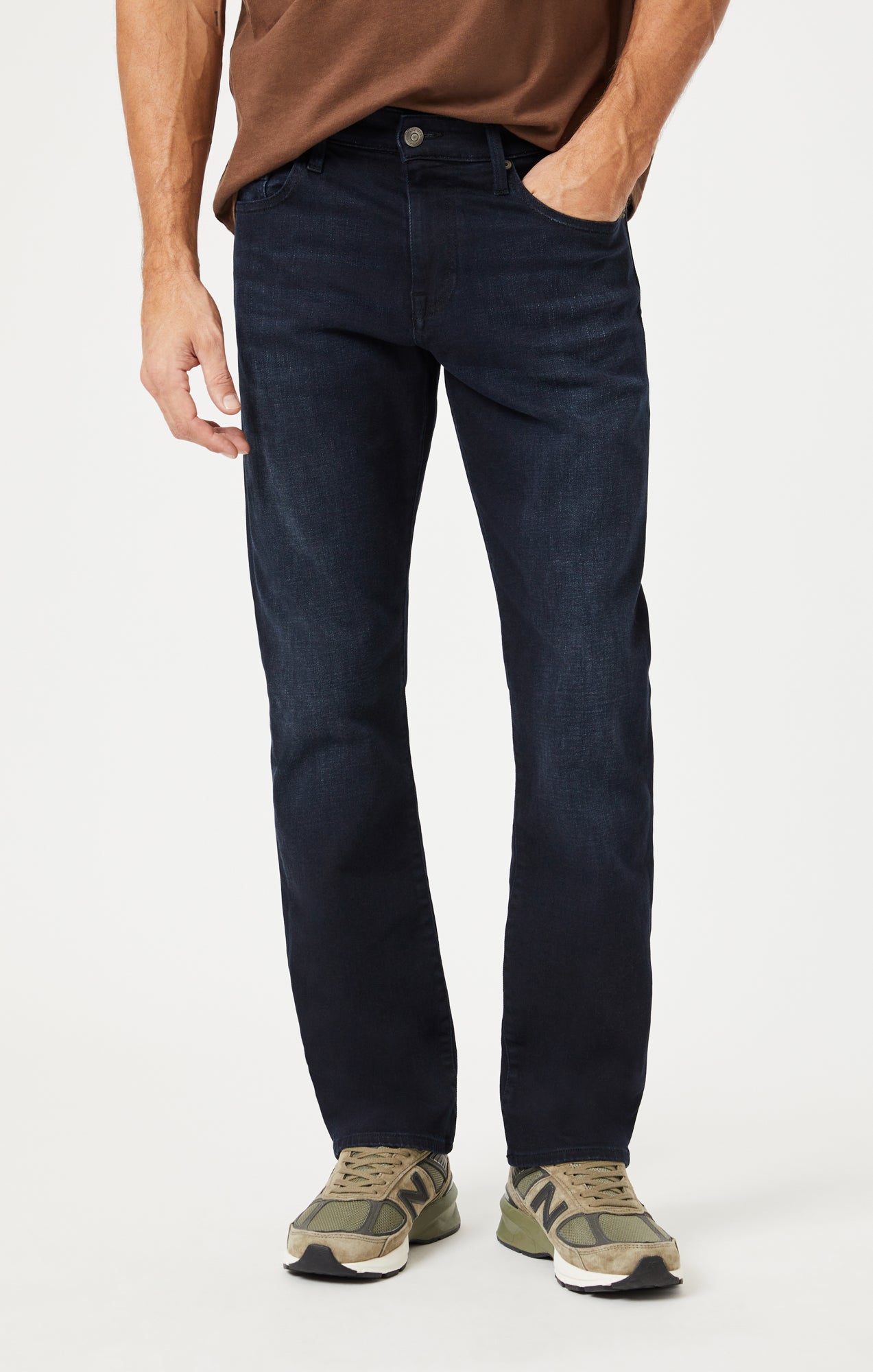 Mavi Men s Matt Relaxed Straight Leg In Dark Indigo Williamsburg