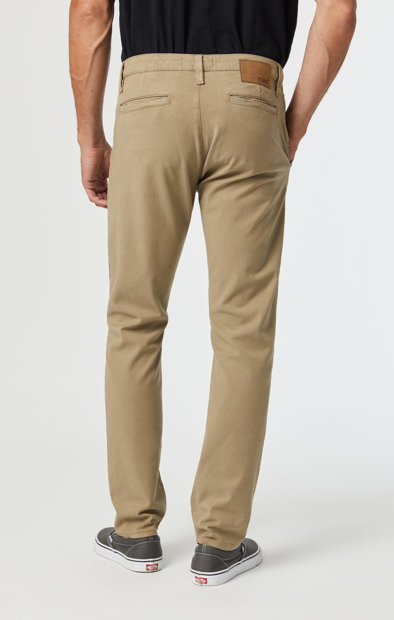 Mavi Men's Milton Slim Straight Chino In Beige Luxe Twill