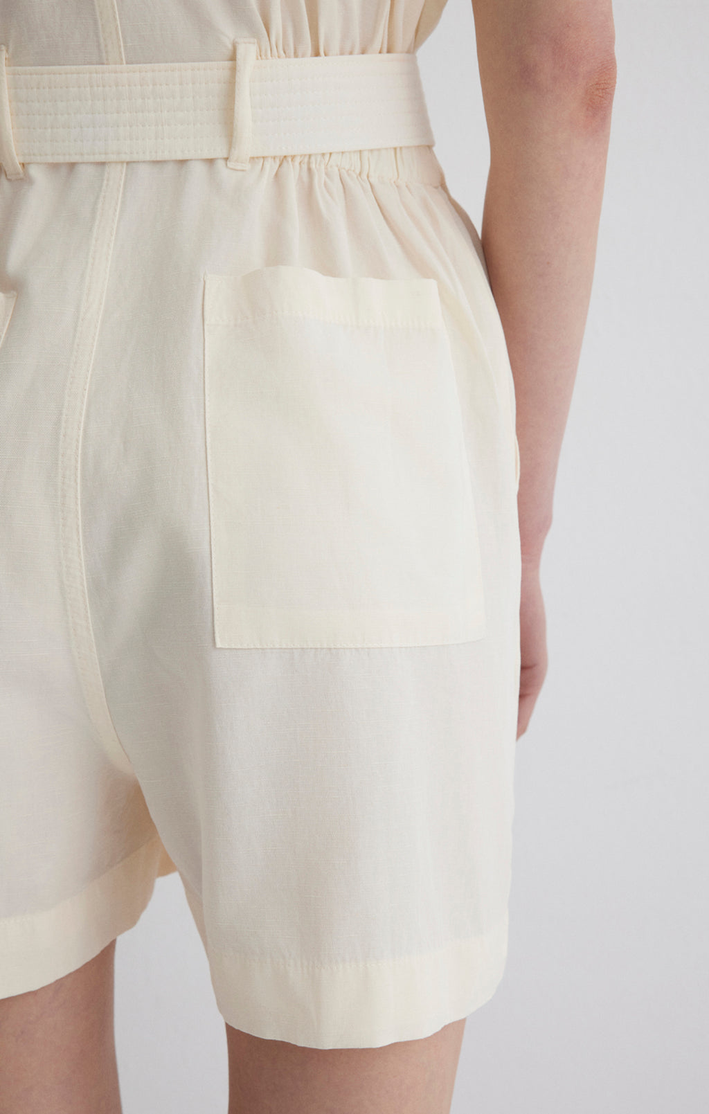 ZIP-UP ROMPER IN PRISTINE - Mavi Jeans