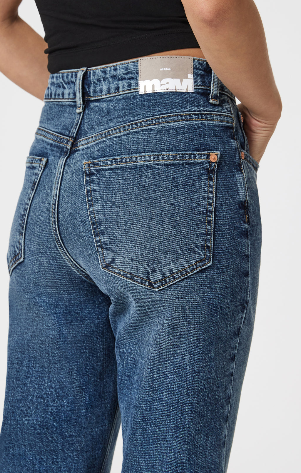 NEW YORK STRAIGHT LEG IN DARK USED CLASSIC BLUE - Mavi Jeans