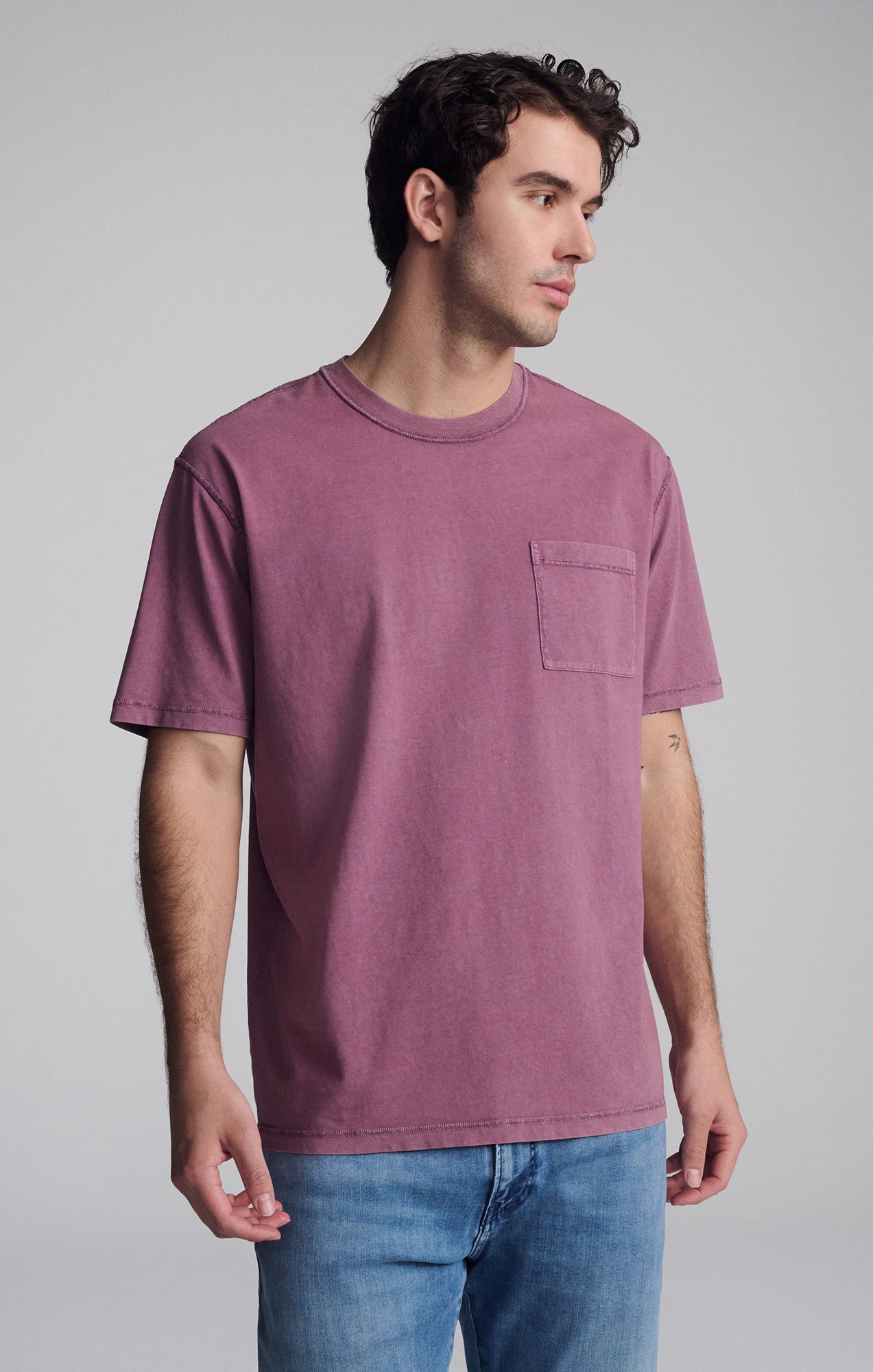 POCKET T-SHIRT IN TOADSTOOL - Mavi Jeans