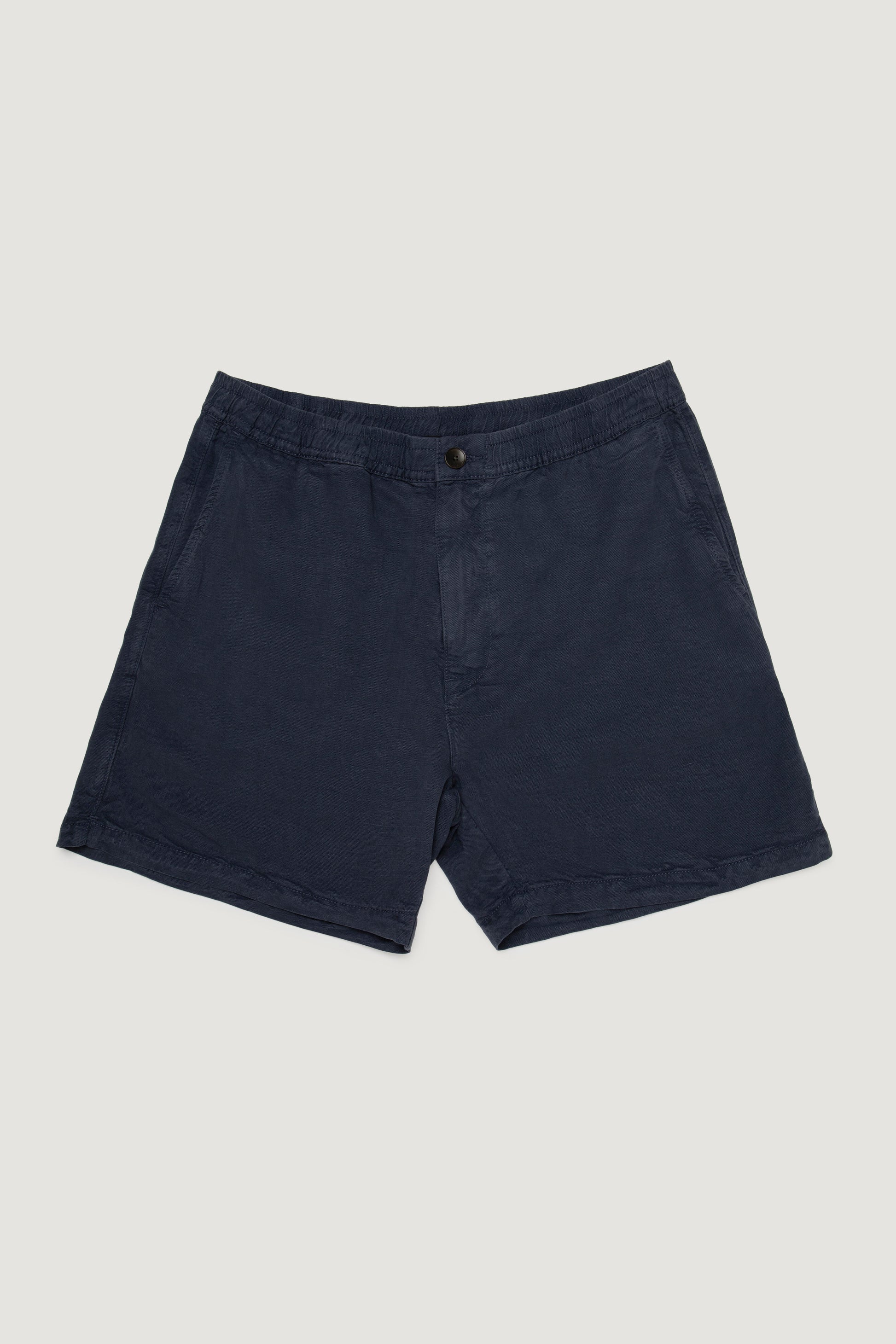 DAXON SHORTS IN NAVY LINEN - Mavi Jeans