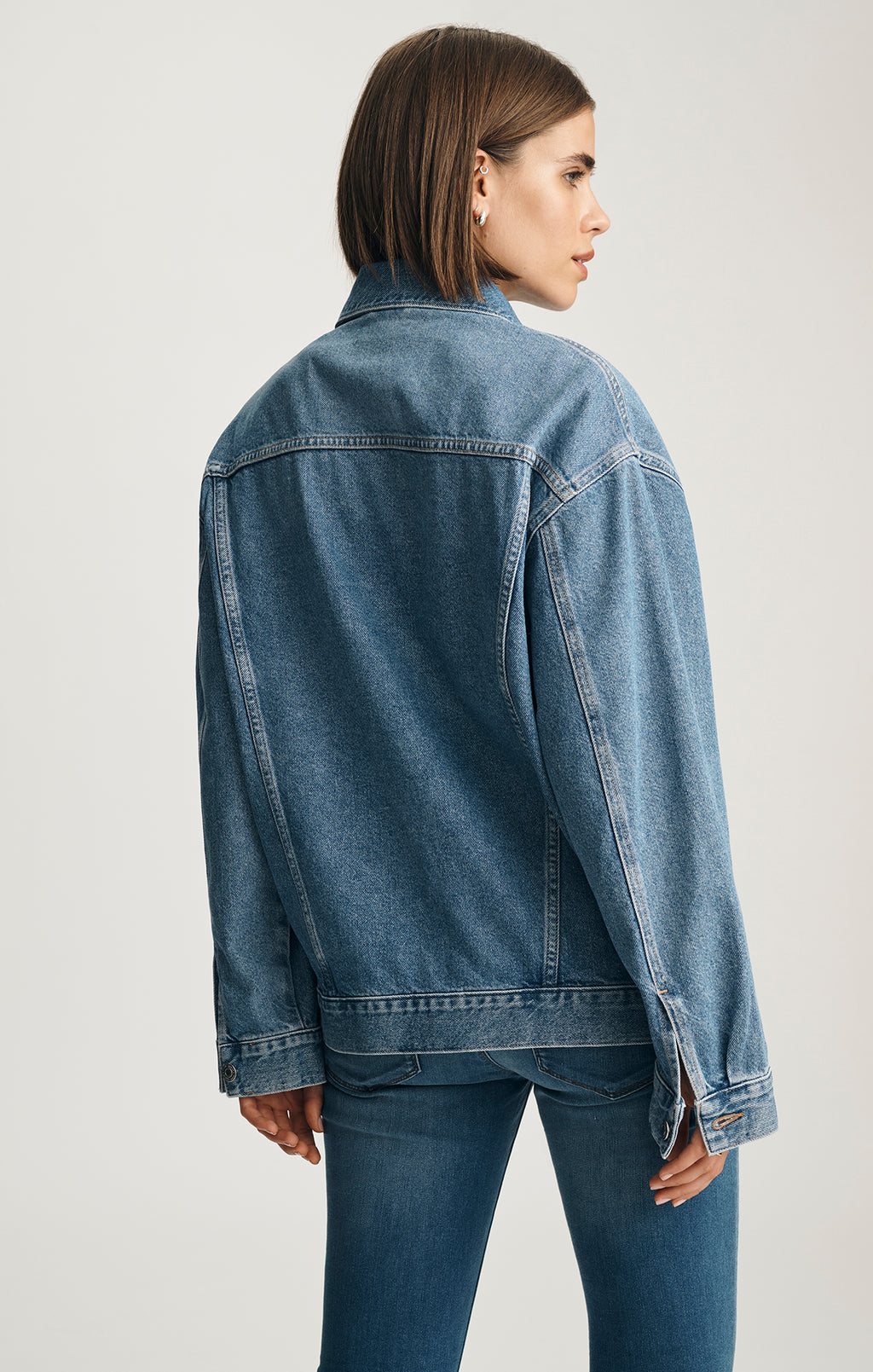 LUNA DENIM JACKET IN MID BLUE 90S - Mavi Jeans