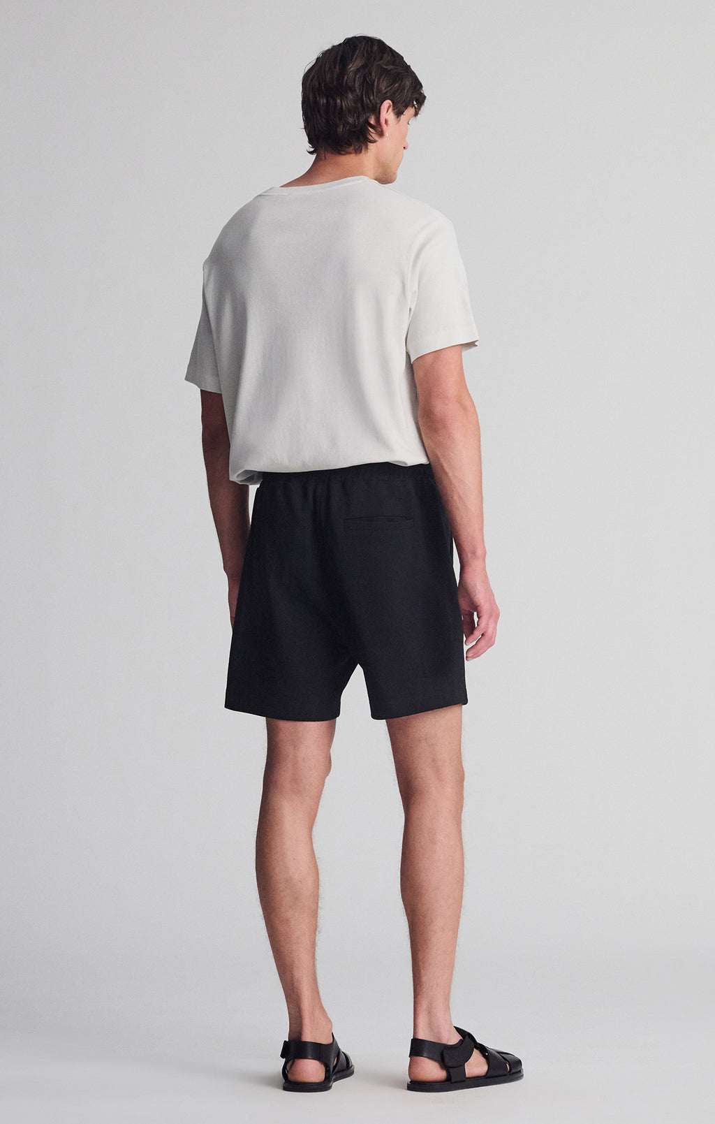 DRAWSTRING SHORTS IN BLACK - Mavi Jeans