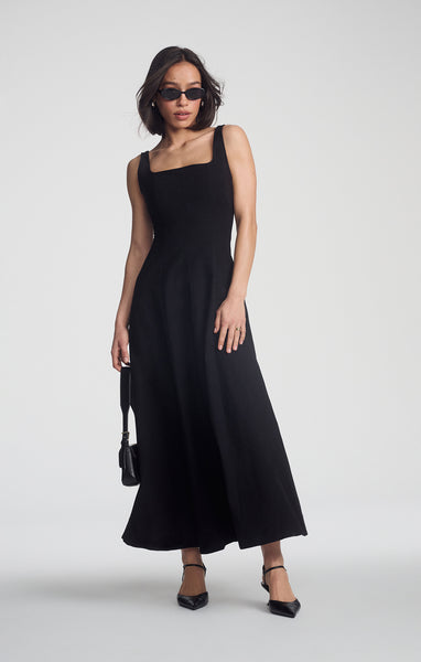 新品！hibinitiワンピースsquare neck summer dress ZESICA Women's 2025 Summer Sleeveless Dress Square Neck