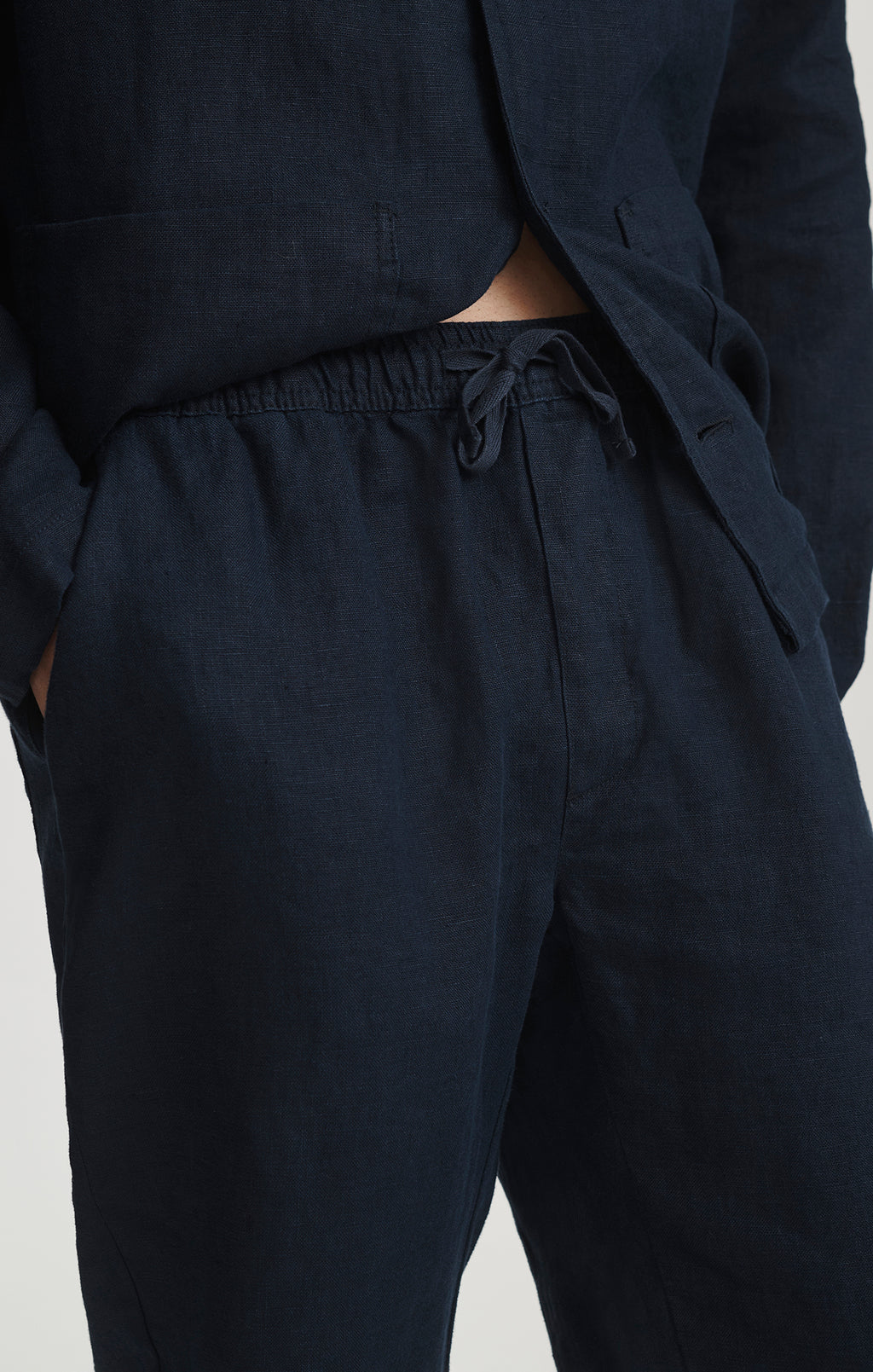 DRAWSTRING PANTS IN DARK SAPPHIRE - Mavi Jeans