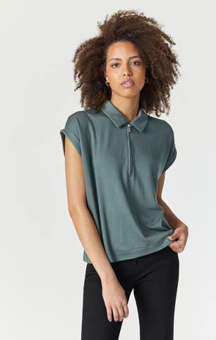POLO NECK SHIRT IN URBAN CHIC